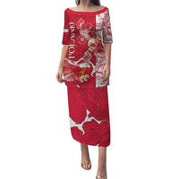 Personalized Poland Puletasi Two White Eagles Fighting - Wonder Print Shop