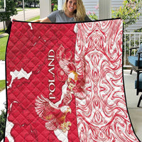 Poland Quilt Two White Eagles Fighting - Wonder Print Shop