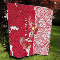 Poland Quilt Two White Eagles Fighting - Wonder Print Shop
