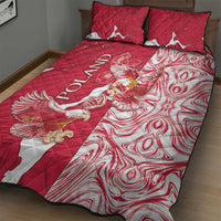 Poland Quilt Bed Set Two White Eagles Fighting - Wonder Print Shop
