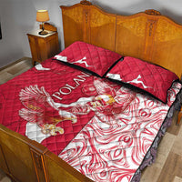 Poland Quilt Bed Set Two White Eagles Fighting - Wonder Print Shop