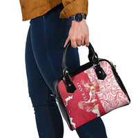 Poland Shoulder Handbag Two White Eagles Fighting - Wonder Print Shop