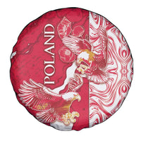 Poland Spare Tire Cover Two White Eagles Fighting - Wonder Print Shop