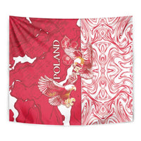 Poland Tapestry Two White Eagles Fighting - Wonder Print Shop