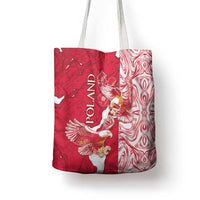 Poland Tote Bag Two White Eagles Fighting - Wonder Print Shop