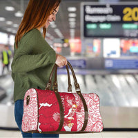 Poland Travel Bag Two White Eagles Fighting - Wonder Print Shop