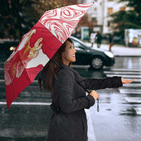 Poland Umbrella Two White Eagles Fighting - Wonder Print Shop