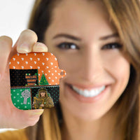 Ireland Christmas AirPods Case Wren Boy With Shamrock Xmas Tree - Wonder Print Shop