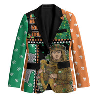 Ireland Christmas Blazer Wren Boy With Shamrock Xmas Tree - Wonder Print Shop