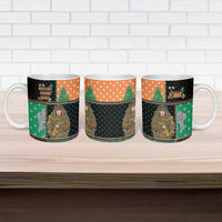 Ireland Christmas Ceramic Mug Wren Boy With Shamrock Xmas Tree - Wonder Print Shop