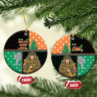Ireland Christmas Ceramic Ornament Wren Boy With Shamrock Xmas Tree - Wonder Print Shop