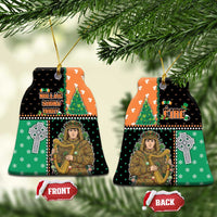 Ireland Christmas Ceramic Ornament Wren Boy With Shamrock Xmas Tree - Wonder Print Shop