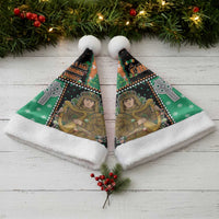 Ireland Christmas Santa Hat Wren Boy With Shamrock Xmas Tree - Wonder Print Shop