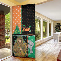 Ireland Christmas Door Cover Wren Boy With Shamrock Xmas Tree - Wonder Print Shop