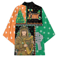 Ireland Christmas Kimono Wren Boy With Shamrock Xmas Tree - Wonder Print Shop