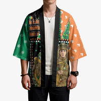 Ireland Christmas Kimono Wren Boy With Shamrock Xmas Tree - Wonder Print Shop