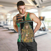 Ireland Christmas Men Tank Top Wren Boy With Shamrock Xmas Tree - Wonder Print Shop