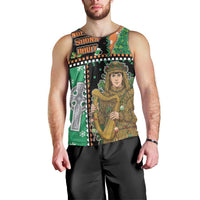 Ireland Christmas Men Tank Top Wren Boy With Shamrock Xmas Tree - Wonder Print Shop
