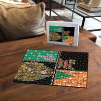 Ireland Christmas Puzzle Wren Boy With Shamrock Xmas Tree - Wonder Print Shop