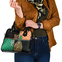 Ireland Christmas Shoulder Handbag Wren Boy With Shamrock Xmas Tree - Wonder Print Shop