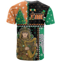 Ireland Christmas T Shirt Wren Boy With Shamrock Xmas Tree - Wonder Print Shop