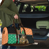 Ireland Christmas Travel Bag Wren Boy With Shamrock Xmas Tree - Wonder Print Shop