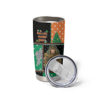 Ireland Christmas Tumbler Cup Wren Boy With Shamrock Xmas Tree - Wonder Print Shop