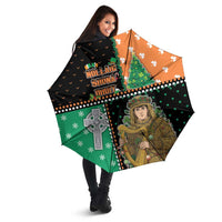 Ireland Christmas Umbrella Wren Boy With Shamrock Xmas Tree - Wonder Print Shop