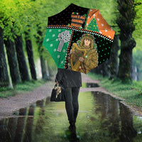 Ireland Christmas Umbrella Wren Boy With Shamrock Xmas Tree - Wonder Print Shop