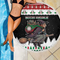 Italy Christmas Beach Blanket La Befana Buon Natale - Wonder Print Shop