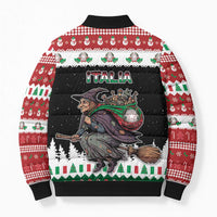 Italy Christmas Bomber Puffer Jacket La Befana Buon Natale - Wonder Print Shop