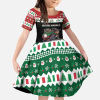 Italy Christmas Family Matching Off The Shoulder Long Sleeve Dress and Hawaiian Shirt La Befana Buon Natale - Wonder Print Shop
