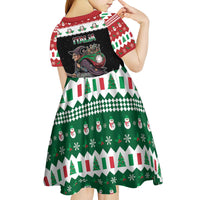 Italy Christmas Kid Short Sleeve Dress La Befana Buon Natale - Wonder Print Shop