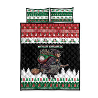 Italy Christmas Quilt Bed Set La Befana Buon Natale - Wonder Print Shop