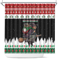 Italy Christmas Shower Curtain La Befana Buon Natale - Wonder Print Shop