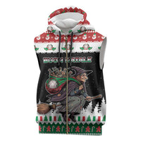 Italy Christmas Sleeveless Zip Hoodie La Befana Buon Natale - Wonder Print Shop