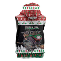 Italy Christmas Sleeveless Zip Hoodie La Befana Buon Natale - Wonder Print Shop