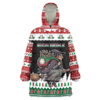 Italy Christmas Wearable Blanket Hoodie La Befana Buon Natale - Wonder Print Shop
