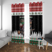 Italy Christmas Window Curtain La Befana Buon Natale - Wonder Print Shop