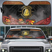 Danish Empire Auto Sun Shade Kalmar Union With Viking Patterns - Wonder Print Shop