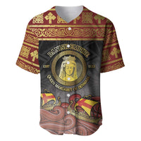 Danish Empire Baseball Jersey Kalmar Union With Viking Patterns - Wonder Print Shop