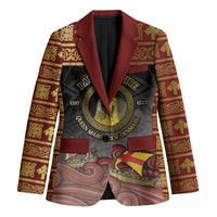 Danish Empire Blazer Kalmar Union With Viking Patterns - Wonder Print Shop
