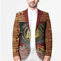 Danish Empire Blazer Kalmar Union With Viking Patterns - Wonder Print Shop