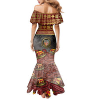 Danish Empire Family Matching Mermaid Dress and Hawaiian Shirt Kalmar Union With Viking Patterns - Wonder Print Shop