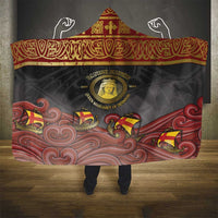Danish Empire Hooded Blanket Kalmar Union With Viking Patterns - Wonder Print Shop