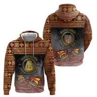 Danish Empire Hoodie Kalmar Union With Viking Patterns - Wonder Print Shop