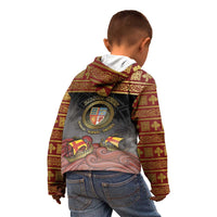 Danish Empire Kid Hoodie Kalmar Union With Viking Patterns - Wonder Print Shop