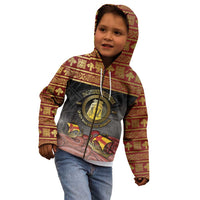Danish Empire Kid Hoodie Kalmar Union With Viking Patterns - Wonder Print Shop