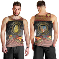 Danish Empire Men Tank Top Kalmar Union With Viking Patterns - Wonder Print Shop