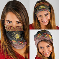 Danish Empire Neck Gaiter Kalmar Union With Viking Patterns - Wonder Print Shop